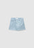 Mini-jupe en denim avec applications de paillettes