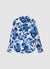 Camicia simil satin a fiori