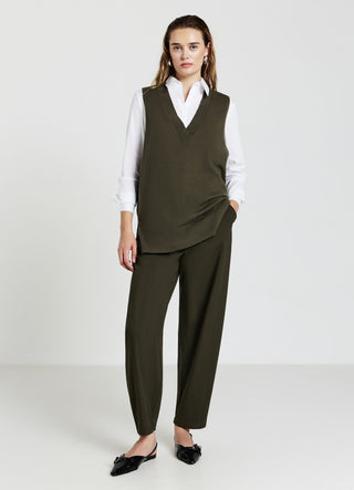 Gilet con scollo a V