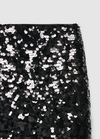 Gonna mini con paillettes