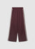 Palazzo trousers with drawstring and lace insert
