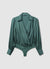 Satin-effect bodysuit shirt