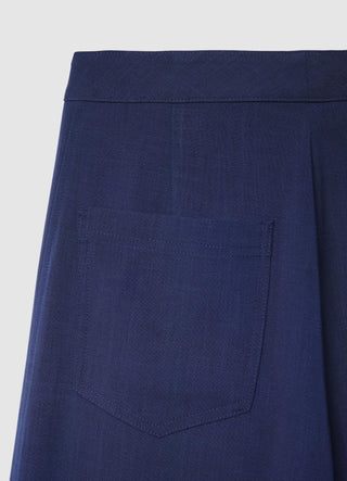 Pantaloni palazzo con pinces
