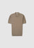 T-shirt polo in maglia a coste
