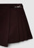 Kurze Hose mit Falten und Schnalle