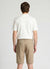 Knitted T-shirt with polo collar