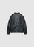 Slim leather-effect biker jacket with zip