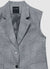 Langer Weste mit Glencheck-Muster