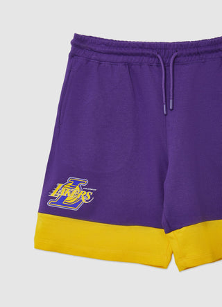 Sportshorts mit Kordelzug und Logoprint