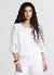 Blusa maniche sangallo