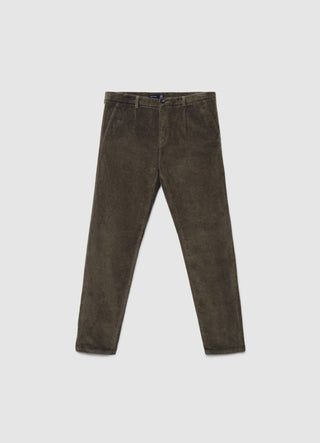 Corduroy chino trousers