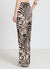 Palazzo trousers with zebra print