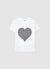 T-Shirt mit Strassherz