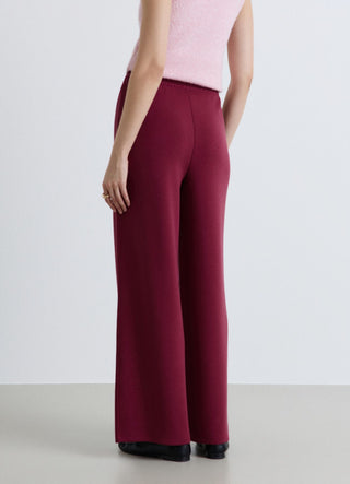 Palazzo trousers with drawstring