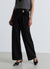 Pantalone wide leg sa naborima i iglom za rever