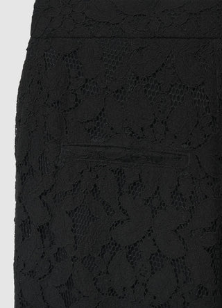 Pantalon pattes d'éléphant en dentelle