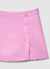 Rock-Shorts mit seitlichen Knöpfen