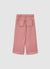 Pantaloni wide leg con vita elasticizzata e tasche
