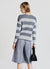 Ribbed striped jumper