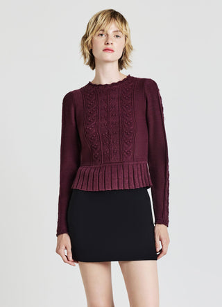 Maglia con lavorazione