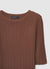 T-shirt a costine a tinta unita