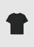 T-shirt a tinta unita con girocollo