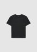 T-shirt uni avec col rond - XS