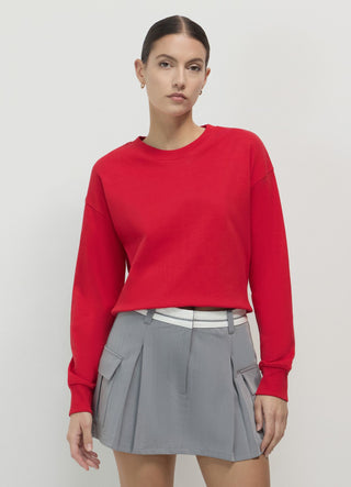 Basic crewneck sweatshirt