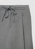 Pantaloni straight con coulisse e vita elasticizzata