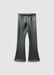 Leather-effect flared leggings - 8-9