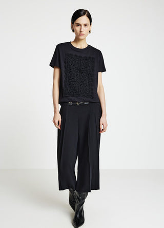 T-shirt passamaneria crochet