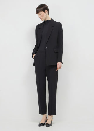 High-waisted trousers
