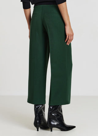 Pantaloni culotte a vita alta