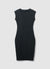 Robe fourreau décolleté en V et fente dans le dos
