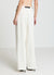 Palazzo trousers with pleats and belt