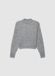 Crew neck cable knit sweater - XS