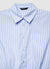 Camicia a righe con pinces crop