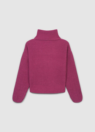 Plain turtleneck jumper