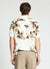 Camicia con stampa floreale misto lino