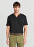 T-shirt serafino a tinta unita