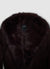 Faux fur collar coat