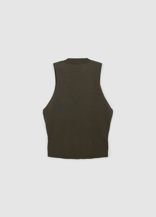 Gilet con scollo a V