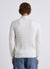 Maglia dolcevita a trecce