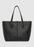 Solid colour shopper bag with double handles