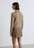 Cardigan mit großem Kragen und Knöpfen