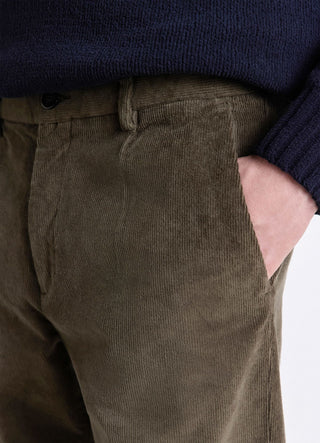 Corduroy chino trousers