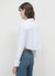 Solid colour crop shirt