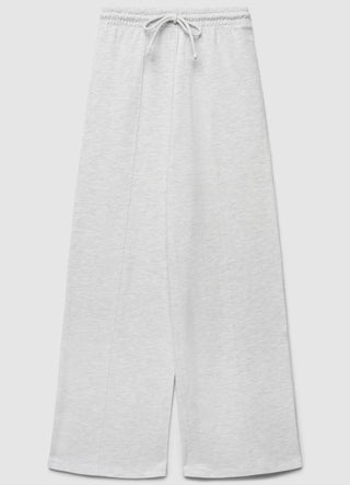 Pantaloni ginnici palazzo tinta unita