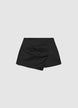 Shorts patte d’éléphant avec plis - M