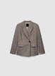 Double-breasted jacket with lapels and flap pockets - XXL